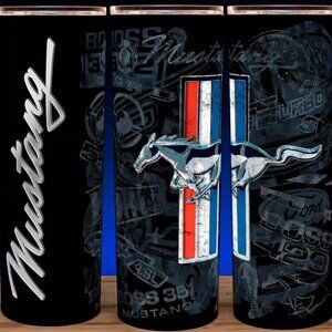 Ford Mustang Motorsports 5.0 Racing Cup Mug Tumbler 20oz
